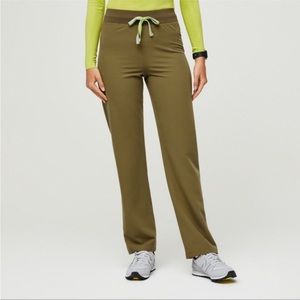 FIGS Martini Olive High Waisted Livingston Scrub Pants!